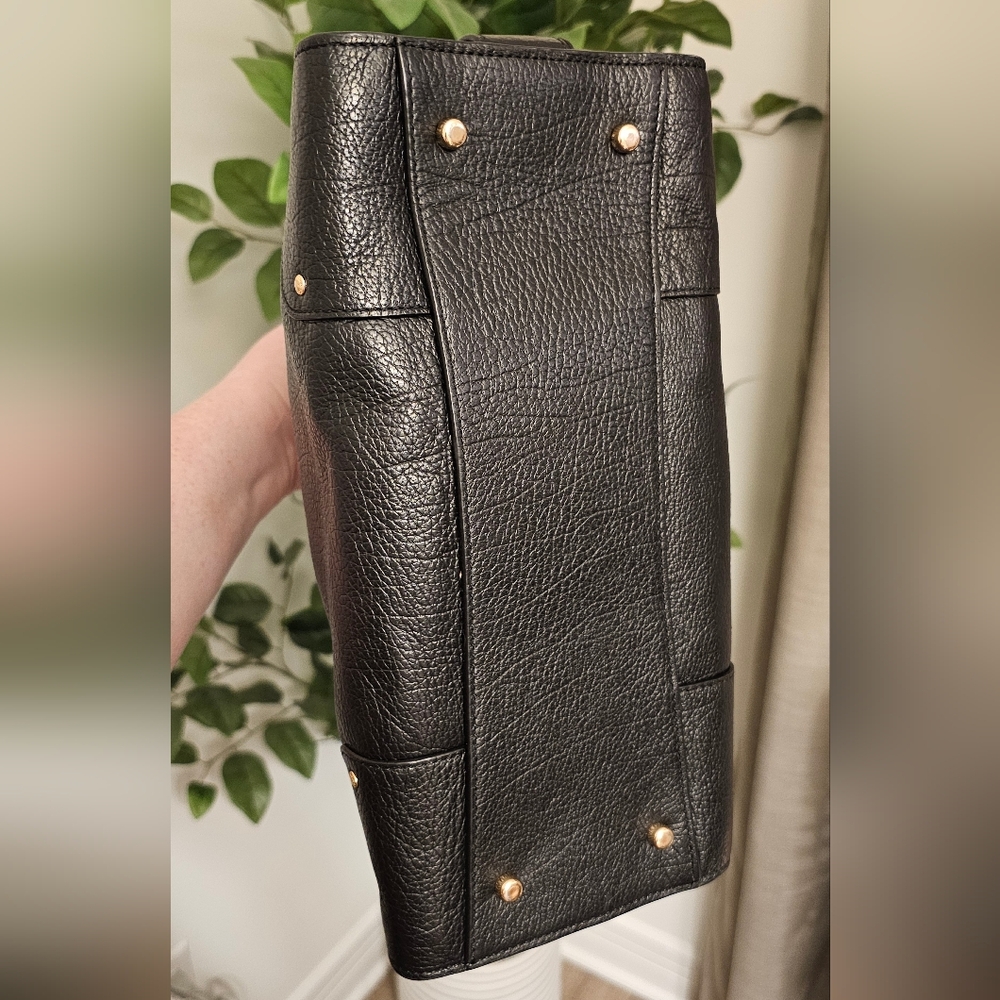 Coach Mercer Black Leather Bag 37575 - Picture 7 of 8